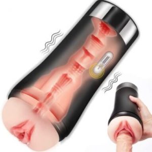 10 Vibration 3D Realistic Pocket Pussy